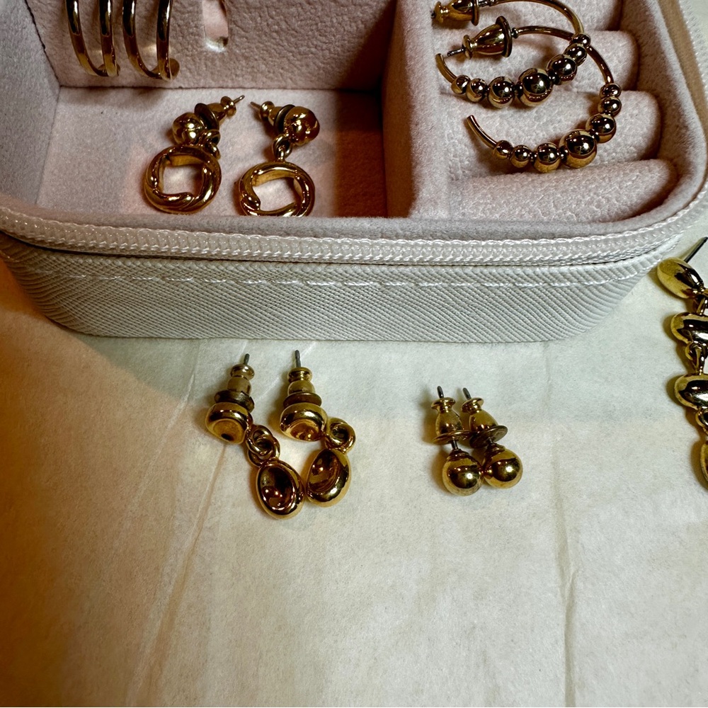 Monet Gold Earring Collection - Picture 6 of 6